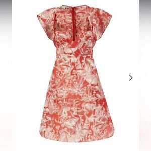 Stella McCartney Mushroom Print Mini Dress